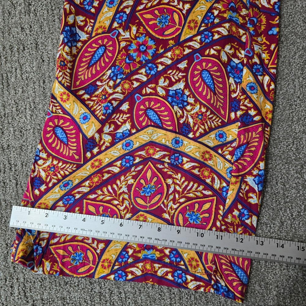 Christian Siriano Paisley Wide Leg Pants Womens S Boho Festival Palazzo Sz Small - Picture 3 of 7